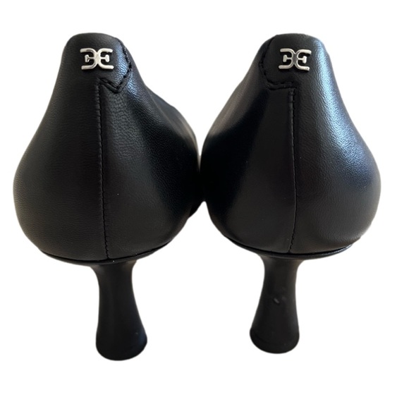 SAM EDELMAN Rika Kitten Heel Black Leather Size 7.5 - Picture 7 of 11